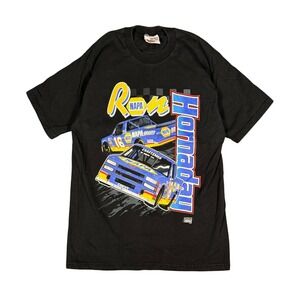 Vintage Racing Truck Ron Hornaday Jr NAPA Series T‎ Shirt Black Size M 1997